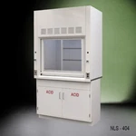 4' Laboratory Fume Hood W/ Acid Storage Cabinet E2-021. Fixed Price $8450.00.