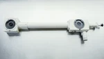 Nikon Microscope Part Dual Head Extension Tube Bridge. Fixed Price $299.00.