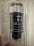 Nikon Plan 40X/0.65 Wd Objective Lens ( Corrected) **brand New In Box. Fixed Price $120.00.