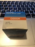 For 1 Osram 64255 8V 20W Halogen Photo Optic Lamp. Fixed Price $10.00.