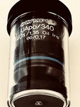 Olympus Microscope Objective UAPO/340 40X/1.35 Oil Iris. Fixed Price $1350.00.