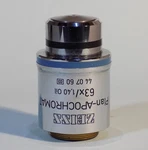 Zeiss Plan Apochromat 63X / 1.40 Oil Microscope Objective Lens 44 07 60. Fixed Price $975.00.