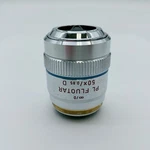 Leitz Microscope Objective Pl Fluotar 50X /0 32MM Thread 567017. Fixed Price $325.00.