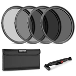 Neewer 55MM ND2 ND4 ND8 ND16 Lens Filter Kit For Canon Nikon Sony Panasonic. Fixed Price $26.99.