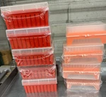 Rainin Pipette Tip Presterilized, Racks RT-L10S 20UL, 4 HR-250S 250UL. Fixed Price $99.00.