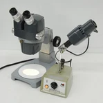 Ao Stereo Star 569 .7X-3X Microscope W/ 655 Illuminator Tested Working. Fixed Price $134.95.