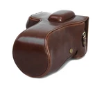 Camera Bag Case For Nikon D7100 / D7200 Faux Leather Coffee CC1341B. Fixed Price $46.63.