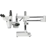 Amscope 6.7X-90X Ultimate Trinocular Stereo Zoom Microscope On 3D Boom Stand. Fixed Price $1215.99.