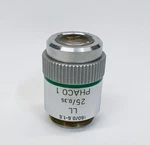 Leitz 25X Ll Phaco 1 Phase Contrast Extra Long Working Microscope Objective Lens. Fixed Price $199.00.