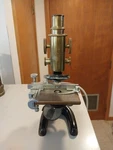 Antique Bausch And Lomb Microscope Patent 1915 Rochester New York.. Fixed Price $199.00.