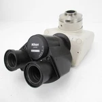 Nikon Trinocular Microscope Head W/ 1X C-mount Adapter For Labophot/optiphot. Fixed Price $174.95.