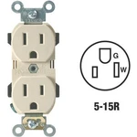 (10)- Leviton 15A Ivory Industrial Grade 5-15R Duplex Electric Outlet R51-5252I. Fixed Price $69.99.