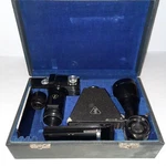 Vintage Antique Bausch & Lomb Microscope Camera Set Case. Fixed Price $419.30.