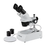 Amscope SE306R-PZ Binocular Stereo Microscope WF10X & WF20X 10X-80X 2X 4X. Fixed Price $377.00.