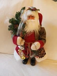 Old World Santa Claus W/ Fiber Optic Lights. Fixed Price $39.99.