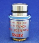Zeiss Plan-neofluar 40X /1.30, Oil, /0.17. Dic Rated Microscope Objective. Fixed Price $1800.00.