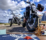 3D Wild Motorcycle ZHUA12190 Wallpaper Murals Removable Self-adhesive Ann. Fixed Price $229.85.