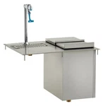 Kratos 32L-028 18X21 Stainless Steel Water Station With Ice Bin. Fixed Price $779.00.