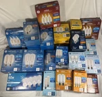 Ge New Led Bulbs A19 BR30 Soft Daylight 40-100W Eq E26 Boxes. Fixed Price $146.95.