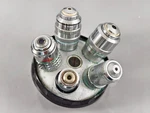Nikon Microscope Nosepiece Objectives 40X Hmc, 20X Elwd Dl PH2, Fluor, 50X Oil. Fixed Price $174.99.
