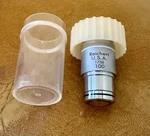 Plan Achro 100/1.25 Oil 0.17 Reichert Usa 1736 Microscope Objective Lens. Fixed Price $195.00.