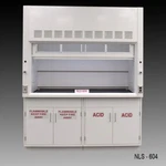 6' Laboratory Bench Fume Hood W/ Flammable & Acid Storage E1-210. Fixed Price $11950.00.