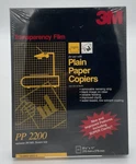 3M Pp 2200 Transparency Film For Copiers 8 1/2" X 11" 100 Sheets New, Sealed. Fixed Price $14.99.