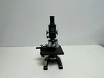 Vintage American Optical Spencer Microscope, Three Objectives, Mechanical Stage. Fixed Price $200.00.
