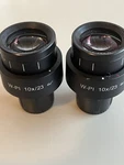 Carl Zeiss W-pl 10X/23 Focusable Microscope Eyepiece Pair 30MM 455043-0000. Fixed Price $200.00.