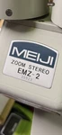1 Meiji Zoom Stereo Microscope With Stand Ring Light #s EMZ-2 EMZ-5 Mtz. Fixed Price $810.00.