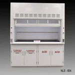 6' Chemical Fume Hood W/ Storage: Acid & Flammable Cabinets E2-134. Fixed Price $11950.00.