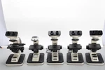 Nikon YS2-T ALPHAPHOT-2 Binocular Microscope Lot Of 5 As Is For Parts. Fixed Price $428.68.