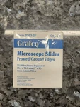 (new) Grafco 3703-2F Microscope Frosted Slides Packs Of 72 (lot 5). Fixed Price $11.99.