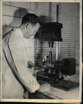 1948 Press Piece Of Copper Plated Steel In Photographed Through Microscope. Fixed Price $24.99.