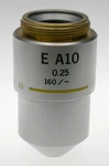 Olympus Microscope EA10X Achromat Objective, N.a. 0.25, Din-corrected, Excellent. Fixed Price $25.00.
