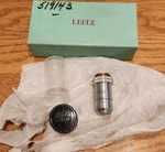 Leitz 100/1.30 Phaco Oel 170/0.17 Microscope Contrast Objective Lens 100X. Fixed Price $150.00.