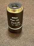 Nikon Plan Uw 2X OFN25 Wd 7.5 Objective Ultra Wide. Fixed Price $500.00.