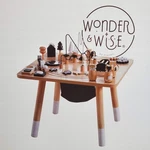Wonder & Wise Awesome Activity Table Wood / Metal 21.5 X 23.5 Neutral. Fixed Price $75.04.