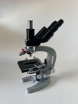 Tiyoda Type Binocular Microscope W/ Wooden Box. Fixed Price $294.40.