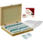 Amscope 100 Prepared Microscope Slides, Blank Coverslips & Pipettes. Fixed Price $79.99.
