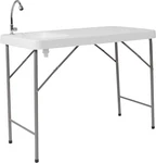 Wesley 4' Portable Fish Cleaning With Sink, Outdoor Folding Campi. Fixed Price $207.99.