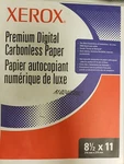 Xerox 8.5X11 Carbonless Paper White/canary 3R12421 Part Straight 5000 Sheets. Fixed Price $180.00.