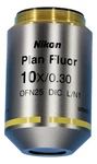 Nikon Plan Fluor 10X/0.30 Dic L/N1 /0.17 OFN25 Objective Cfi Clean. Fixed Price $399.99.