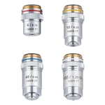 Amscope 4X-100X Four Achromatic Objective Lens Set. Fixed Price $103.99.