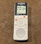 Olympus VN-7100 1GB Digital Voice Recorder White Tested Working W/ Speaker Mic. Fixed Price $23.99.