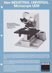 Zeiss Industrial Universal Microscope Uem Brochure And Price List On Cd L0194. Fixed Price $19.95.