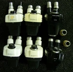 Bausch & Lomb 4-STEREOZOOM 4/QTY 2- 0.7X-3X Microscope Heads Parts/repair. Fixed Price $100.00.