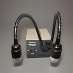 Amscope Ring Dual Gooseneck Microscope Lights LED-14M-YA Tested. Fixed Price $129.99.