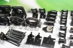 Assortment Lot Optical Stage Rail Platform Mount Clamp Holder Positioner & Parts. Fixed Price $59.95.