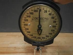 Broken Cardinal Detecto Dial Crane Scale 7" Capacity 1LB Grad. 11S400H. Fixed Price $159.00.